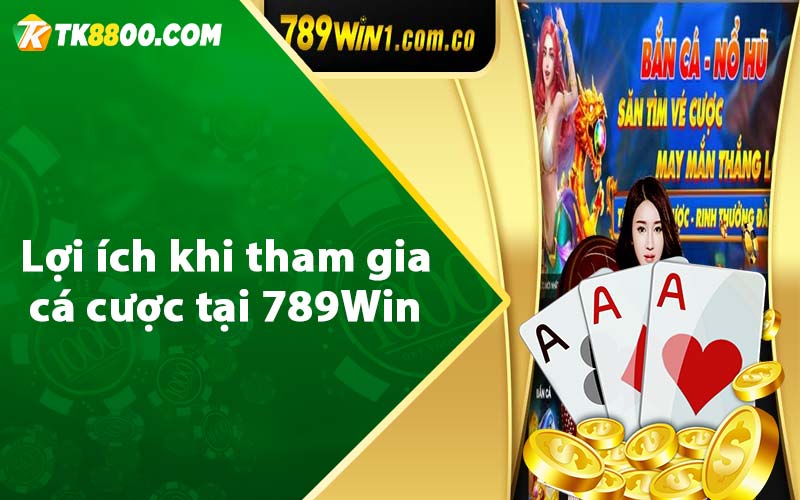 Lợi ích khi tham gia cá cược tại 789Win